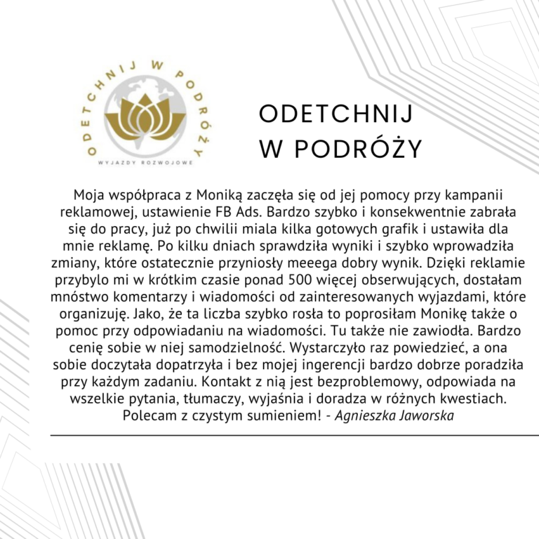 Opinia Odetchnij w Podróży