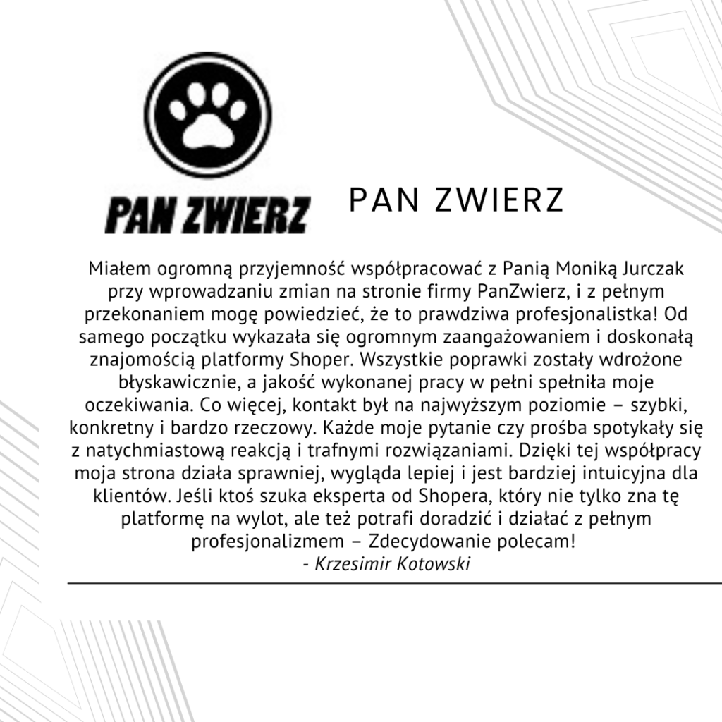 Opinia Pan Zwierz